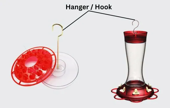 Hanger/Hook on a Hummingbird Feeder to Hand form Tree